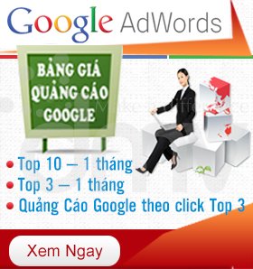 Bảng giá quảng cáo Google