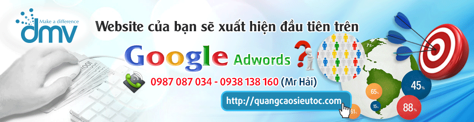 Hình ảnh Động của quảng cáo Google - Kích thức 970x250 ( HCN)