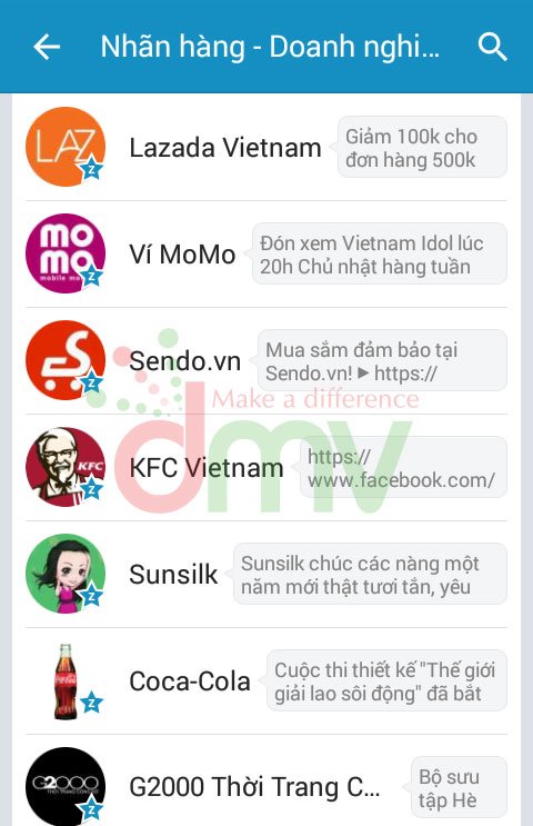 Page in Category Zalo Ads