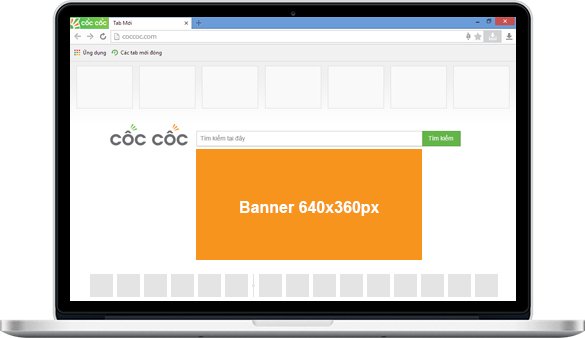 Quảng cáo banner trên Cốc Cốc - Kích thước 640x360 px