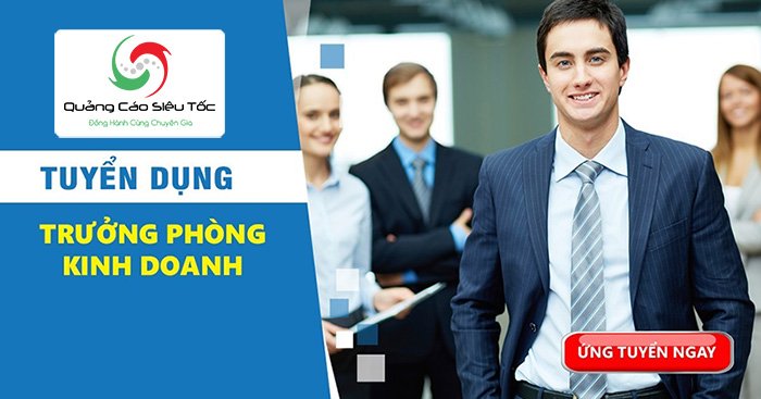Tuyển Trưởng Phòng Sales